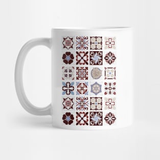 Vintage tiles, old ceramic mosaic Mug